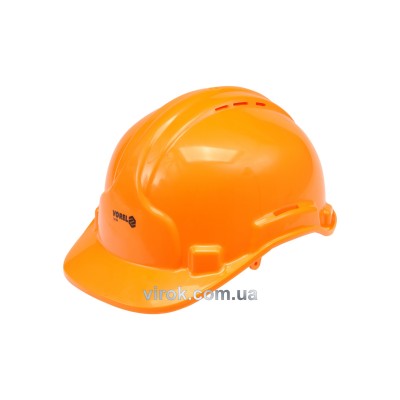 Каска для защиты головы VOREL оранжевая 74194 Каска для защиты головы VOREL оранжевая 74194