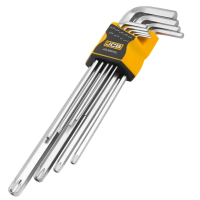 Haбіp Г-подіб. ключів HEX/TORX 9 од. JCB Tools JCB-5093TXL