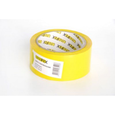 Стрічка клейка пакувальна жовта 45мм*200м SKW-5400266 UNIFIX SKY-5400266