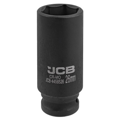 Головка торцевая ударная глубокая 1/2" 26 мм (6-гранная) JCB Tools JCB-4458526