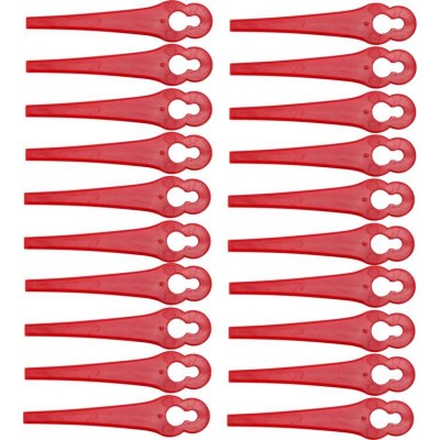 Леза змінні до газонокосарки нейлонові Yato, l= 90 мм, кріп. отвір Ø= 5,5/10 мм, до YT-85015; 20 шт. YT-85016