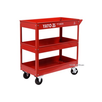 Візок 3-рівневий на 4 колесах Yato 130 кг YT-55210
