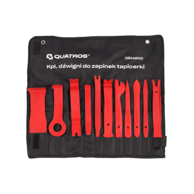 Набор для снятия крепежных обивок (11 предм.) QUATROS QS14200