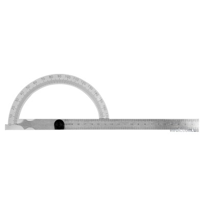 Угломер-транспортир с линейкой Yato 150 х 250 мм YT-72141