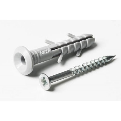 Дюбель - цвях швидкого монтажу 6*80 (100шт) поліетиленовий (грибок) APRO SMTG-60080