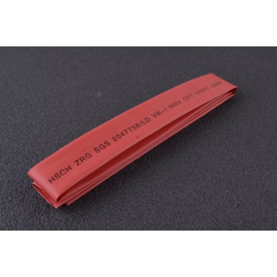 Термозбіжна трубка 10мм червоний (пак 1мx20шт) APRO ZRG-10R