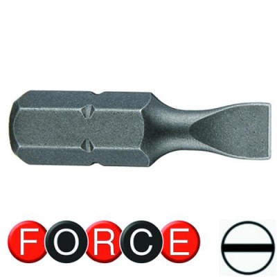 1/4" Бита шлицевая SL 0.8х5 мм, L=50 мм FORCE 1235005