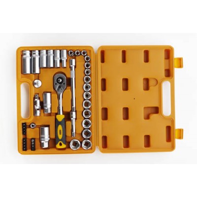 Набір насадок CrV 3/8 (39шт) Стандарт СИЛА 251539