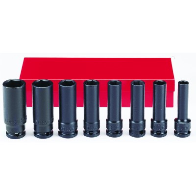 3/8" Набор головок 6-гр. глубоких ударных 8 пр. FORCE 3084 3/8" Набор головок 6-гр. глубоких ударных 8 пр. FORCE 3084