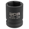 Головка торцевая ударная 1/2" 22 мм (6-гранная) JCB Tools JCB-44522 Головка торцевая ударная 1/2" 22 мм (6-гранная) JCB Tools JCB-44522