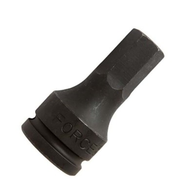 3/4" Головка-бита 6-гр. HEX цельная, ударная 27 мм, L=90 мм FORCE 2649027 3/4" Головка-бита 6-гр. HEX цельная, ударная 27 мм, L=90 мм FORCE 2649027