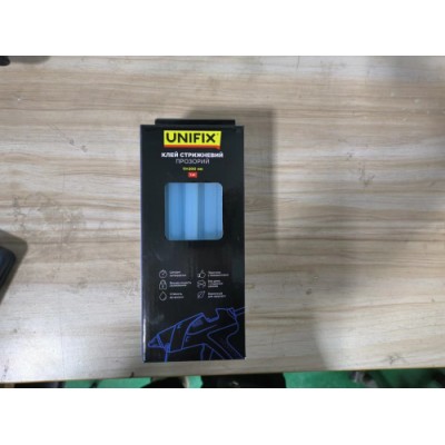 Клей стержневой прозрачный 11.0х200мм 1кг (50 шт) (коробок) UNIFIX 951458