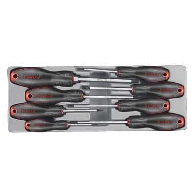 Набір викруток Torx з отвором 8 пр. FORCE 2086T