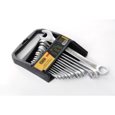 Набір ключів рожково-накидних CrV 6-22мм (12шт) СИЛА 201140