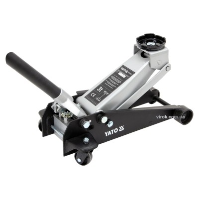 Домкрат гидравлический подкатной Yato 3 т 130-465 мм YT-17211