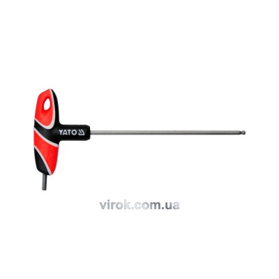 Ключ шестигранный Т-образный с шаром Yato HEX 4 х 140 мм YT-05588