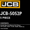 Набор рожковых ключей в чехле 5 ед. (32-55 мм) JCB Tools JCB-5052P