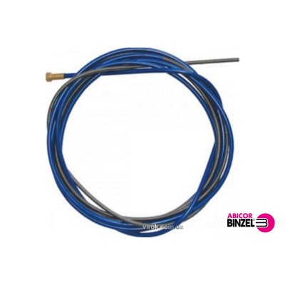 Спіраль подаюча синя ABICOR Binzel 1.5 x 4.5 x 340 мм для дроту 0.8 - 1.0 мм 124.0011