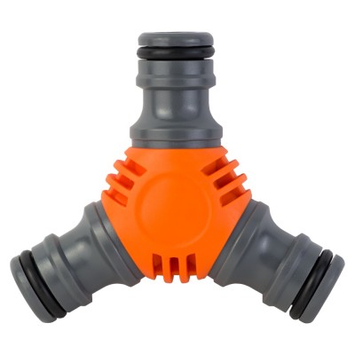 Трійник для конектора 1/2" ABS+TPR FLORA 5015694 Трійник для конектора 1/2" ABS+TPR FLORA 5015694