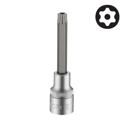 1/2" Головка-бита Torx с отверствием Т100Н, L=100 мм FORCE 347100100