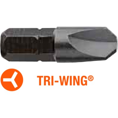 Насадка викрутка INDUSTRY USH TRI-WING TW6 x 25 мм 5 шт UUSE0012776