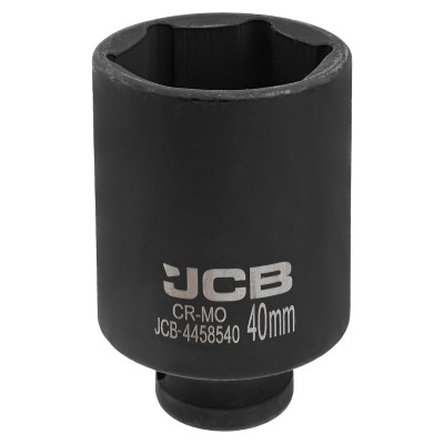 Гoлoвкa тopцeвa удapнa глибока 1/2" 40мм (6-гранна) JCB Tools JCB-4458540