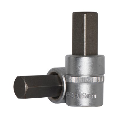 1/2" Головка-бита шестигранная HEX 17 мм, L=70 мм FORCE 34407017