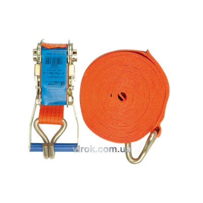 Ремень для крепления груза с трещоткой VOREL 1600/4000 daN 4 м х 50 мм 82372