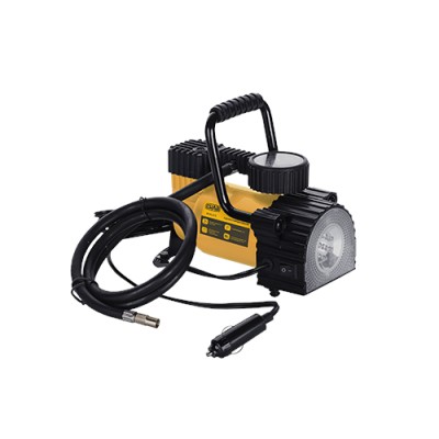 Компрессор автомобильный однопоршневой (35 л/мин. 7 Атм.) с фонарем СИЛА 900412