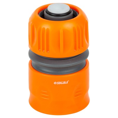 Коннектор 3/4" быстросъёмный для шланга 1" аквастоп ABS FLORA 5015504