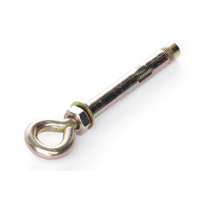 Анкер с кожухом и гайкой с O-крюком М10/12*100 цинк жёлтый (пач. 5шт) APRO CLRO1012100