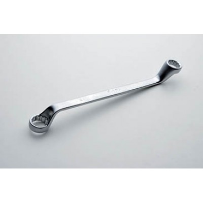 Ключ накидний двосторонній CrV 19x22мм СИЛА 201322