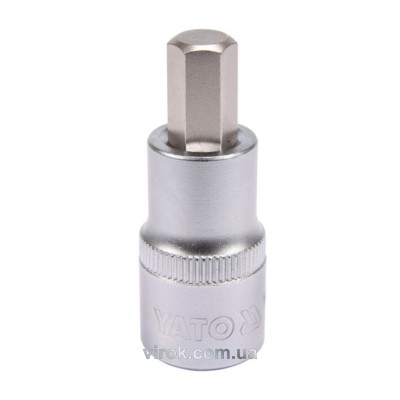 Головка торцевая с отверточной насадкой HEX Yato 1/2" H10 x 55 мм YT-04385