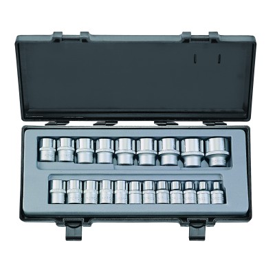 1/2" Набор головок 12-гр. 21 пр. 8-32 мм FORCE 4212-9 1/2" Набор головок 12-гр. 21 пр. 8-32 мм FORCE 4212-9