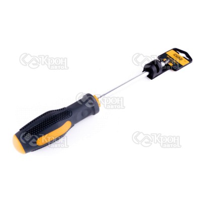 Хрестова викрутка гумова рукоятка СrV PH3х150мм (Phillips) СИЛА 301120