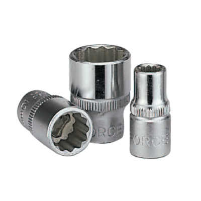 1/4" Головка двенадцатигранная 7 мм, L=25 мм FORCE 52907