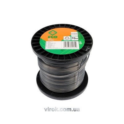 Леска для триммера 3-угольная на котушке FLO 2.7 мм x 70 м 89474