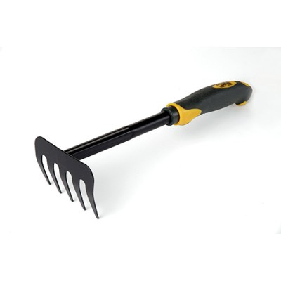 Граблі 5-ти Зубі з гумовою рукояткою СИЛА 550526