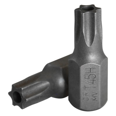 10 мм Бита Torx с отверстием T45H, L=30 мм FORCE 1773045 10 мм Бита Torx с отверстием T45H, L=30 мм FORCE 1773045
