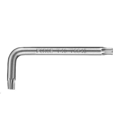 Ключ Torx Г-обр. Т15 L=23/53 мм FORCE 76615 Ключ Torx Г-обр. Т15 L=23/53 мм FORCE 76615
