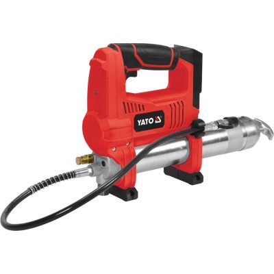 Шприц мастильний Yato,600 см³,акумулятор.18В,62 MPa. з гунчим аплікатором-76 см (БЕЗ АКУМУЛЯТОРА) YT-07021