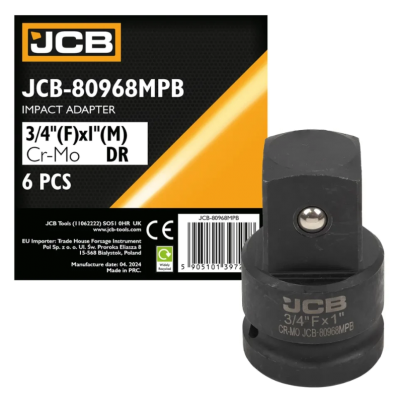 Ударний адаптер 3/4"(F) x 1"(M) JCB Tools JCB-80968MPB