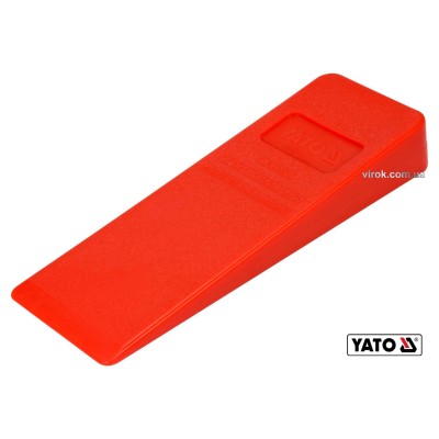 Клин для раскалывания дерева пластиковый Yato 205 x 72 x 30 мм 220 г YT-79882