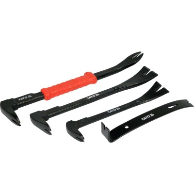 Набір ломів- цвяходерів Yato: 4 шт., l= 180/2000/250/300 мм YT-47304