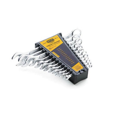 Набір ключів ріжково - накидних стандарт 6-22мм (12шт) СИЛА 201039