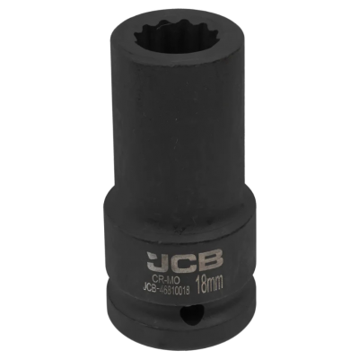Головка торцева ударна глибока 3/4" 18 мм (12-гранна) JCB Tools JCB-46810018