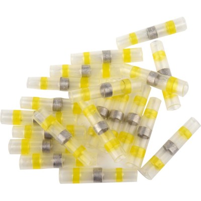 Кембрики термоусадні при t≤ 105°C з припоєм Yato, прозорі, для провідників 4,0- 6,0 мм², 100 шт YT-81454