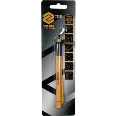 Ніж для знімання фаски і задирок універсальний VOREL, l= 140 мм 78388