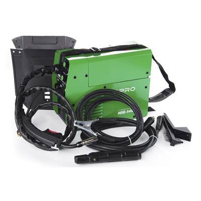 Сварочный полуавтомат инверторный APRO MIG-140, 20-140А, ел.4мм, пр.0.8-1мм 1кг 3+2.5+2м 894562