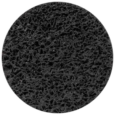 Коло зачистне з нетканого абразиву корал Ø125мм на липучці чорний м'який SIGMA 9176261